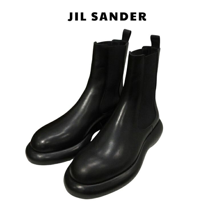 楽天市場】ジル サンダー JIL SANDER ロングブーツ フラット レザー 