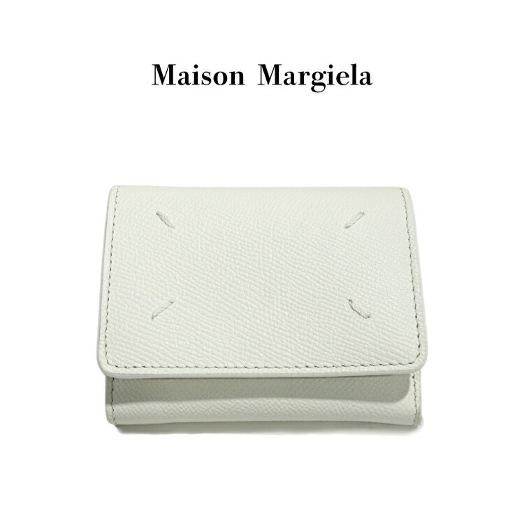 メゾンマルジェラ 三つ折り財布 3つ折り 三折 MAISON MARGIELA メゾン・マルジェラ SA3UI0017 P4745 T1003 ブランド ミニ コンパクト 財布 新品 レザー ラグジュアリー 人気 イタリア製 メンズ レディース 男性 女性 紳士 一粒万倍日 天赦日 春財布 並行輸入品 (t81)