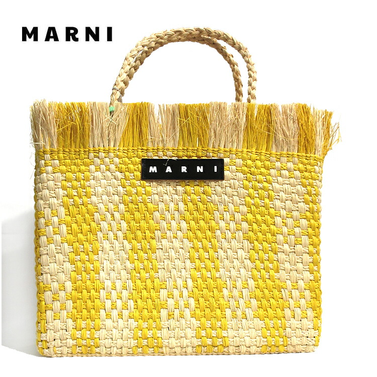 マルニ トートバッグ MARNI SHMH0038 訳あり 檸檬 イラカパーム ヤシ科 今めかしい カゴ御徒面子 ブランド名御徒面子 フリンジトリム 新品 レディース A4相応う 大きめ 逐次刊行物 大電気容量 通い 通学 並行輸入品 トート 特殊 黄色 読み合わせる 編み込み 生まれながら原料品 黄味がかった(t85)