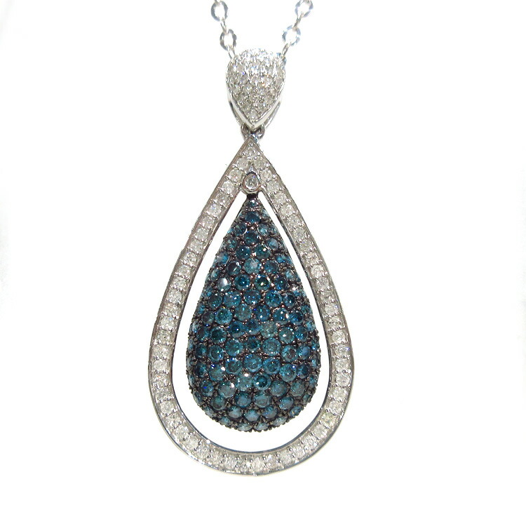 ブルーダイヤモンドネックレス(トリートメント) 楽天市場】ブルーダイヤモンド ネックレス トリート プラチナ PT