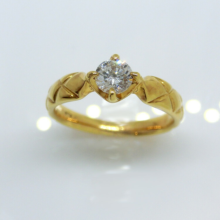 楽天市場】【半額】 18金 ゴールド ダイヤモンド 指輪 レディース