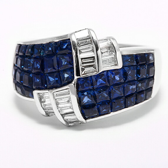 楽天市場】(SS)サファイア リング 18金 ホワイトゴールド K18WG 9月