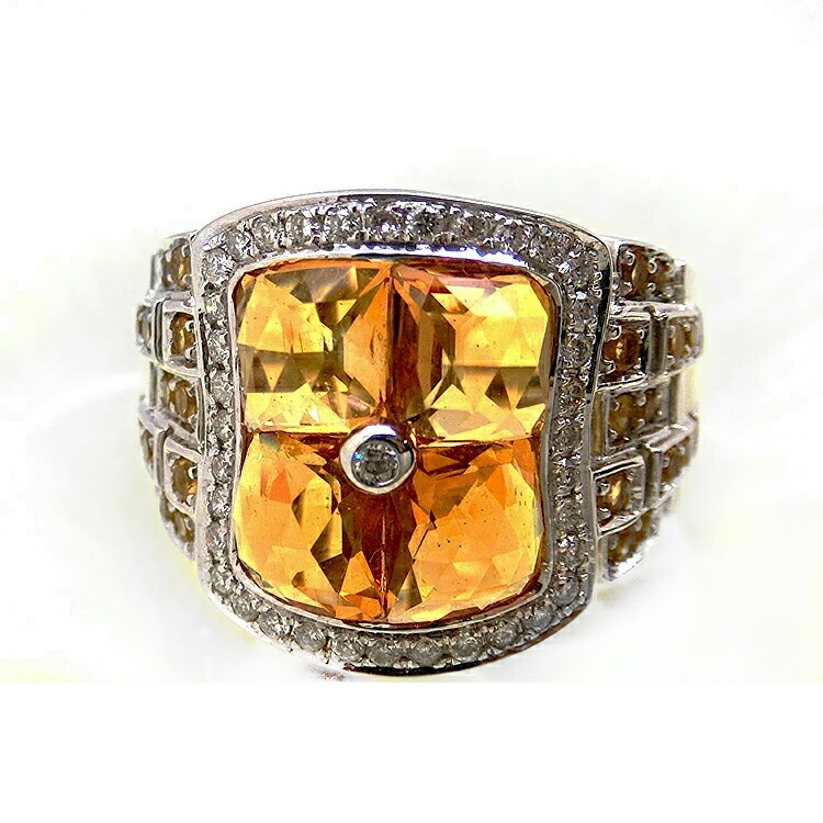 18k リング　美品 楽天市場】K18WG セラミック 18金 ホワイトゴールド 指輪 リング