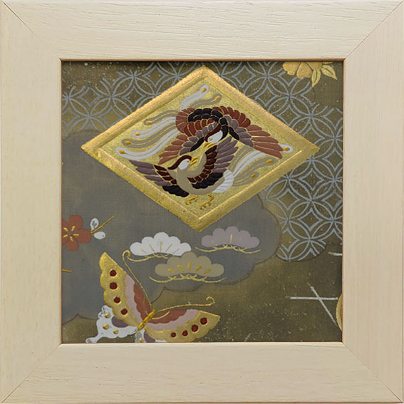 和風の額 壁掛インテリア 西陣織帯原画のアートフレーム サイズ Oswegocountybusiness Com