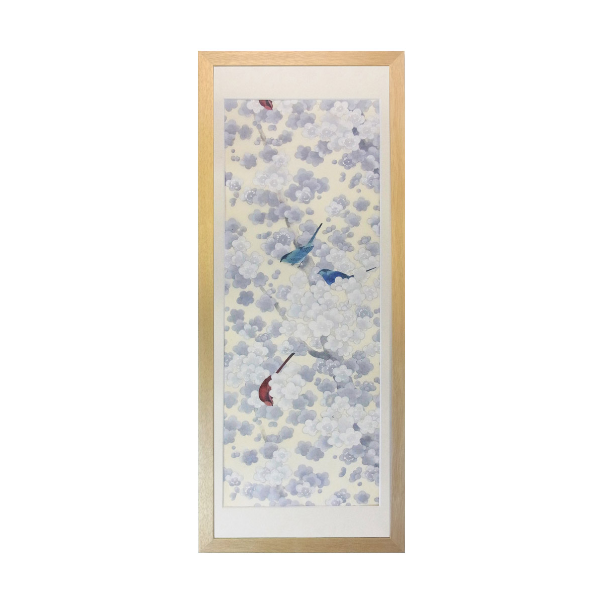 和風の額 壁掛インテリア 西陣織帯原画のアートフレーム 《３３》