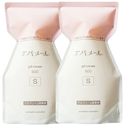 楽天市場】エバメール ゲルクリーム 詰め替え 1000g×2個セット E