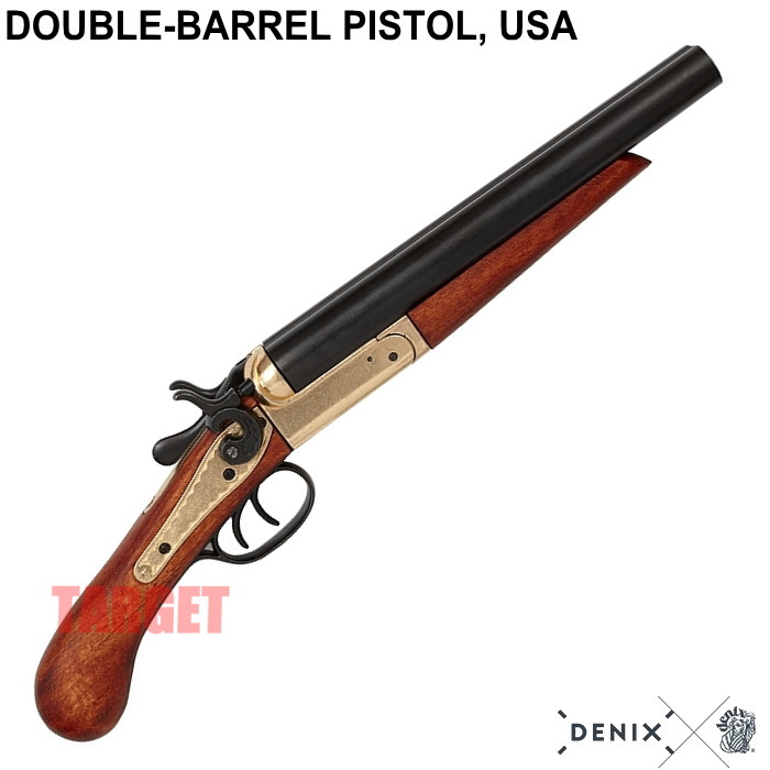 【送料無料】未使用 美品 DENIX ダブルバレル 1114 Amazon | DENIX 古式銃 ダブルバレルピストル 1114 | モデルガン