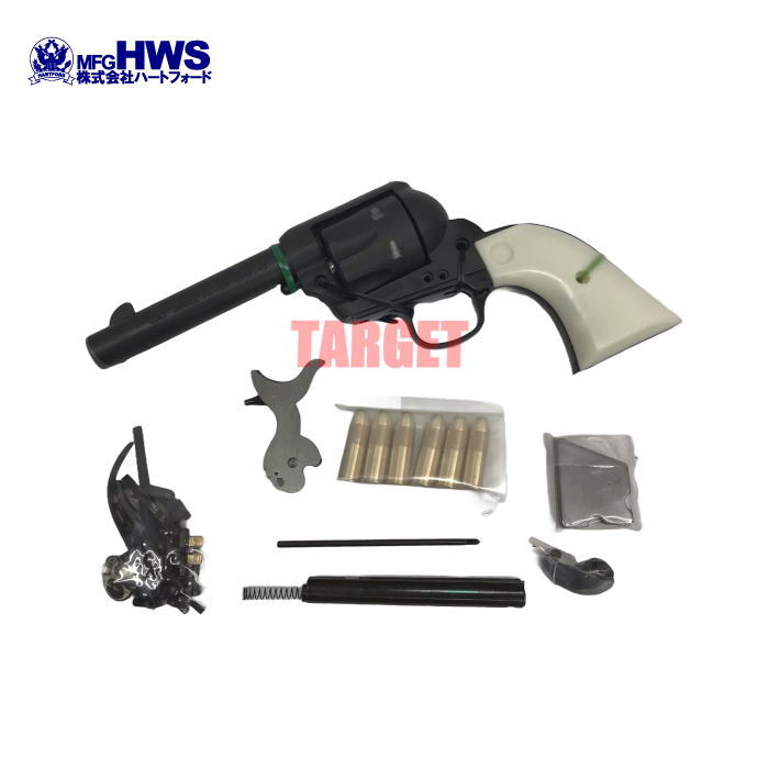 ☆ハートフォード モデルガン COLT SAA.45 シビリアン ヘビーウェイト 組み立てキット (HWS コルト S.A.A.45 Civilian シングルアクションアーミー ピースメーカー ピーメ ウエスタン 西部劇)|TARGET Military Shop ターゲット