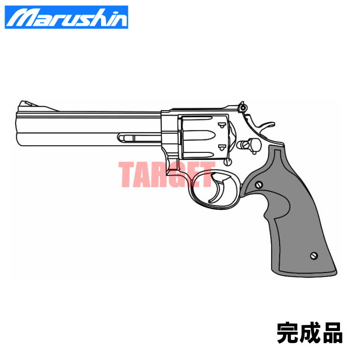 ☆マルシン S&W M586 / M686 6インチ デイビスタイプグリップ仕様 発火式モデルガン 完成品 18歳以上  (Marushin マットブラックABS ブラックヘビーウエイト Wディープブラック シルバーABS エクセレントヘビーウエイト)