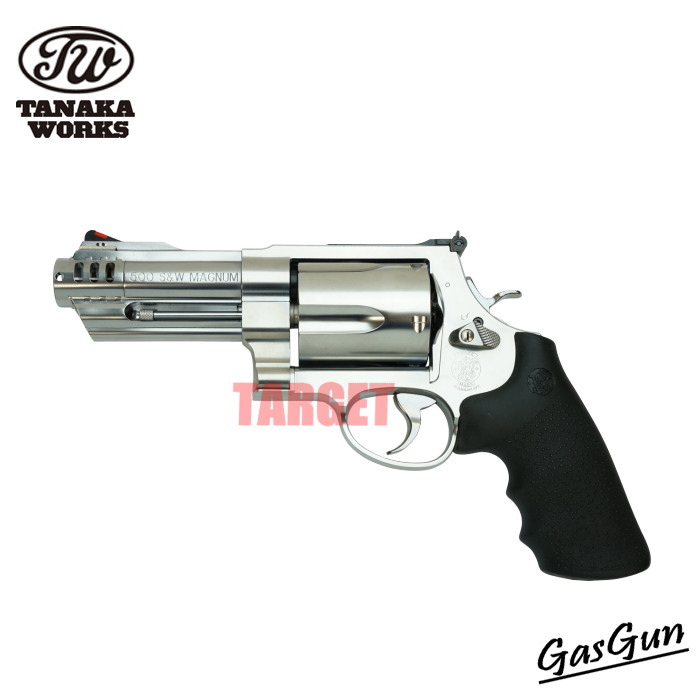 500 S&W ガスリボルバー シルバー 楽天市場】タナカワークス S&W M500 Ver.2 ステンレス