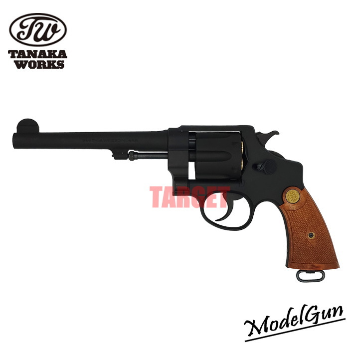 ☆【お取り寄せ】タナカワークス モデルガン S&W M1917 .455 ハンドエジェクター 2ndモデル 5スクリュー 6.5インチ イギリス国軍バージョン ヘビーウェイト 18歳以上  (Smith&Wesson M1917 .455 Hand Ejector Second Model Five Screw 6.5inch HW HE)