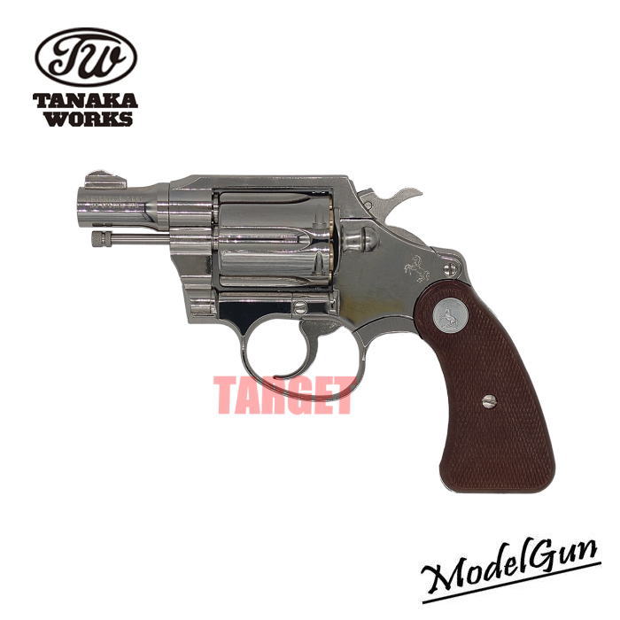 ☆タナカワークス モデルガン Colt Detective Special 2inch “R-model” Nickel Finish 18歳以上  (コルト　ディテクティブ　 ”アールモデル”　ニッケルフィニッシュ　モデルガン)