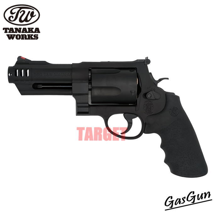 タナカワ−クスのs＆wm500モデルガンバージョン2、8.3／8インチ タナカワークス S&W M500 Ver.2 HW ブラック 8−3/8インチ（ガスガン