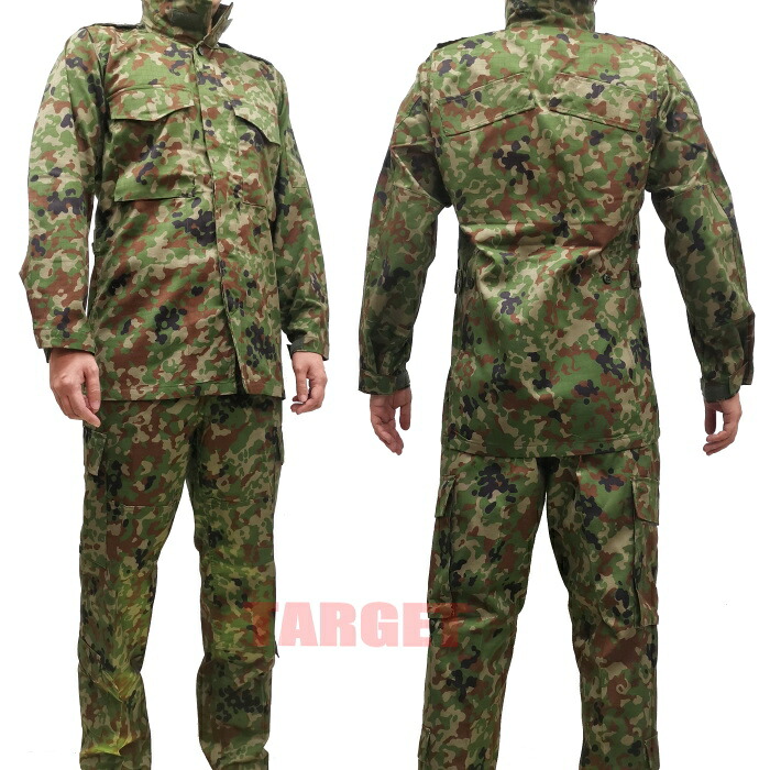 【楽天市場】PX品 現行モデル 陸上自衛隊 迷彩服 2型 TC(EC) リップストップ 上下セット ベルトなし オールシーズン用(戦闘服 作業 ...