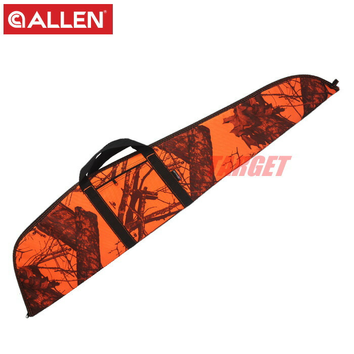 ☆アレン ライフルケース モッシーオーク公式ライセンス ブレイクアップ ブレイズ 迷彩 48" 121.92cm（ALLEN Rifle Case, Mossy Oak Break-Up Blaze ソフトケース オレンジ）｜TARGET Military Shop ターゲット