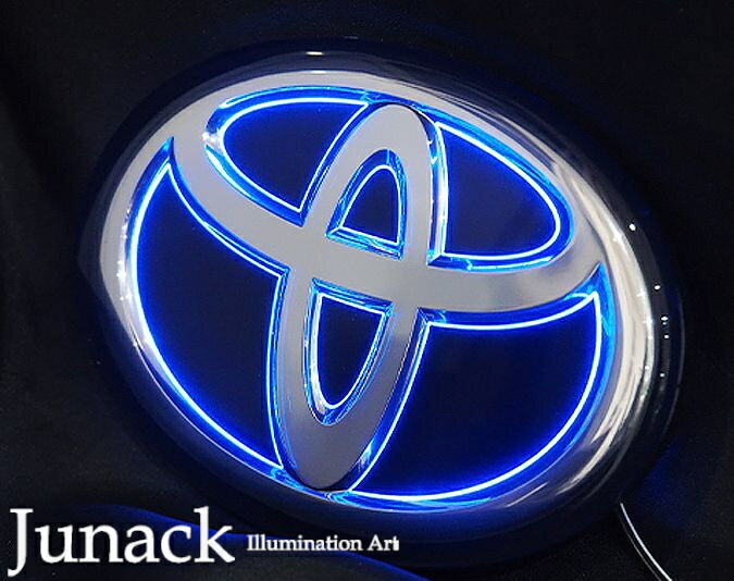 【Junack】LEDトランスエンブレムGR LTE-TG10 トヨタ プリウスα 2011.05-2021.3 ZVW40W/ZVW41W リア用 ジュナック