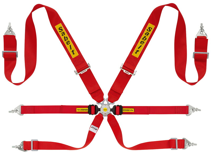 正規輸入品！ Sabelt/サベルト サルーンS カーハーネス CCS632DN レッド CCS632SRDN レーシングハーネス 44,278円