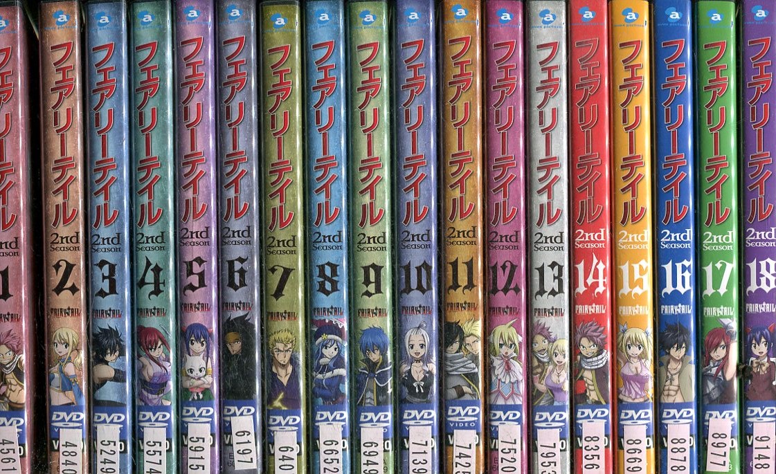 楽天市場 Fairy Tail フェアリーテイル 2nd Season 全26巻セット 中古 全巻 アニメ 中古dvd テックシアター