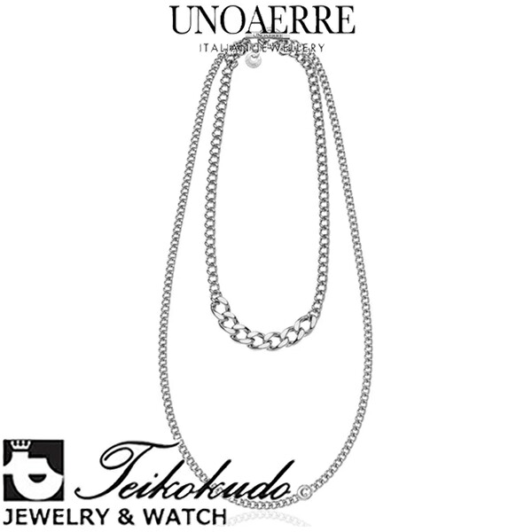 ウノアエレ UNOAERRE SILVER 925 2ウェイチェーンネックレス アクセサリー 28237 G4688【国内正規販売店】|宝石時計サロン帝國堂