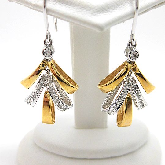 K18ゴールドピアス ホワイトゴールド ダイヤモンド0.2CT F9671 ジュエリー アクセサリー 宝石 送料無料|宝石時計サロン帝國堂