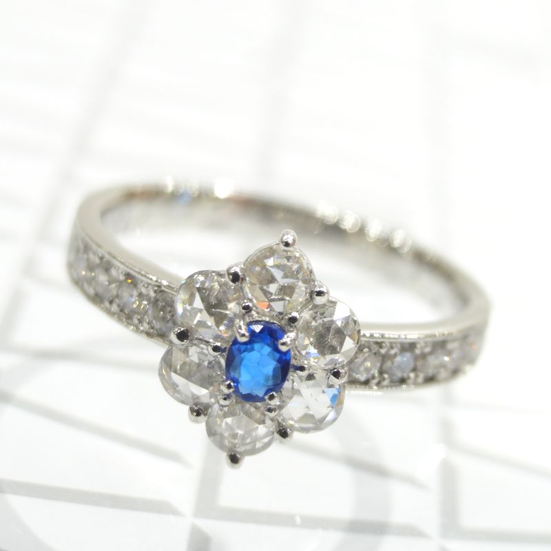 PTアウイナイトダイヤリング プラチナ 0.06ct ダイヤモンド 0.56ct G5082 指輪 送料無料