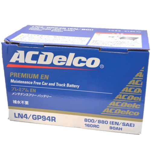 ACDelco(ACデルコ) ACDelco standard 輸入車用バッテリー EN＆BCI規格 メンテナンスフリー LN4
