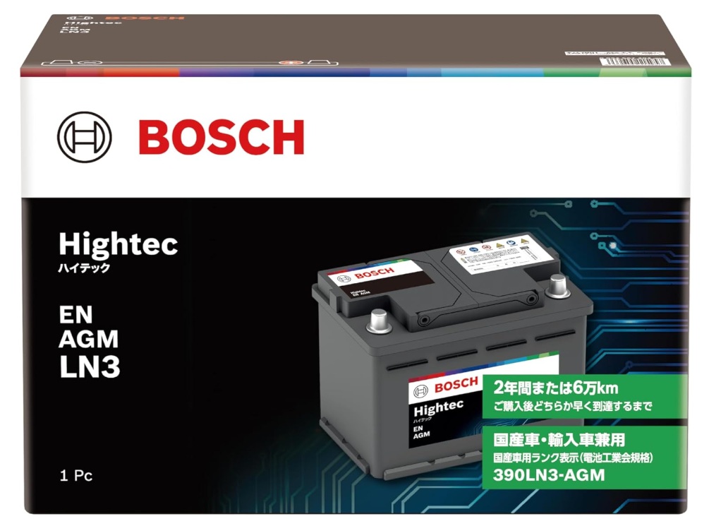BOSCH ボッシュ 国産車・輸入車バッテリー HT-LN3-AGM Hightec EN AGM (BLA-70-L3 後継モデル)