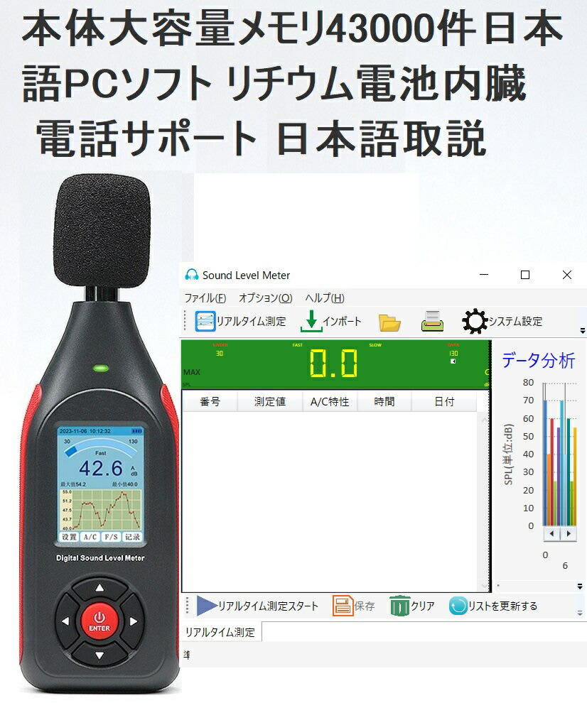 楽天市場】サトテック データロガー騒音計 SL-4023SD(SDカード 楽天市場】サトテック データロガー騒音計 SL-4023SD(SDカード