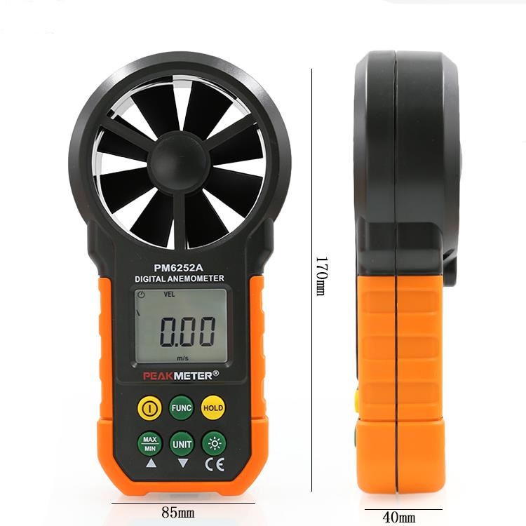 12ヶ月保証 日本語取説付 新製品 高性能 一体式 デジタル風速計 風量計 アネモメーター 風力計
