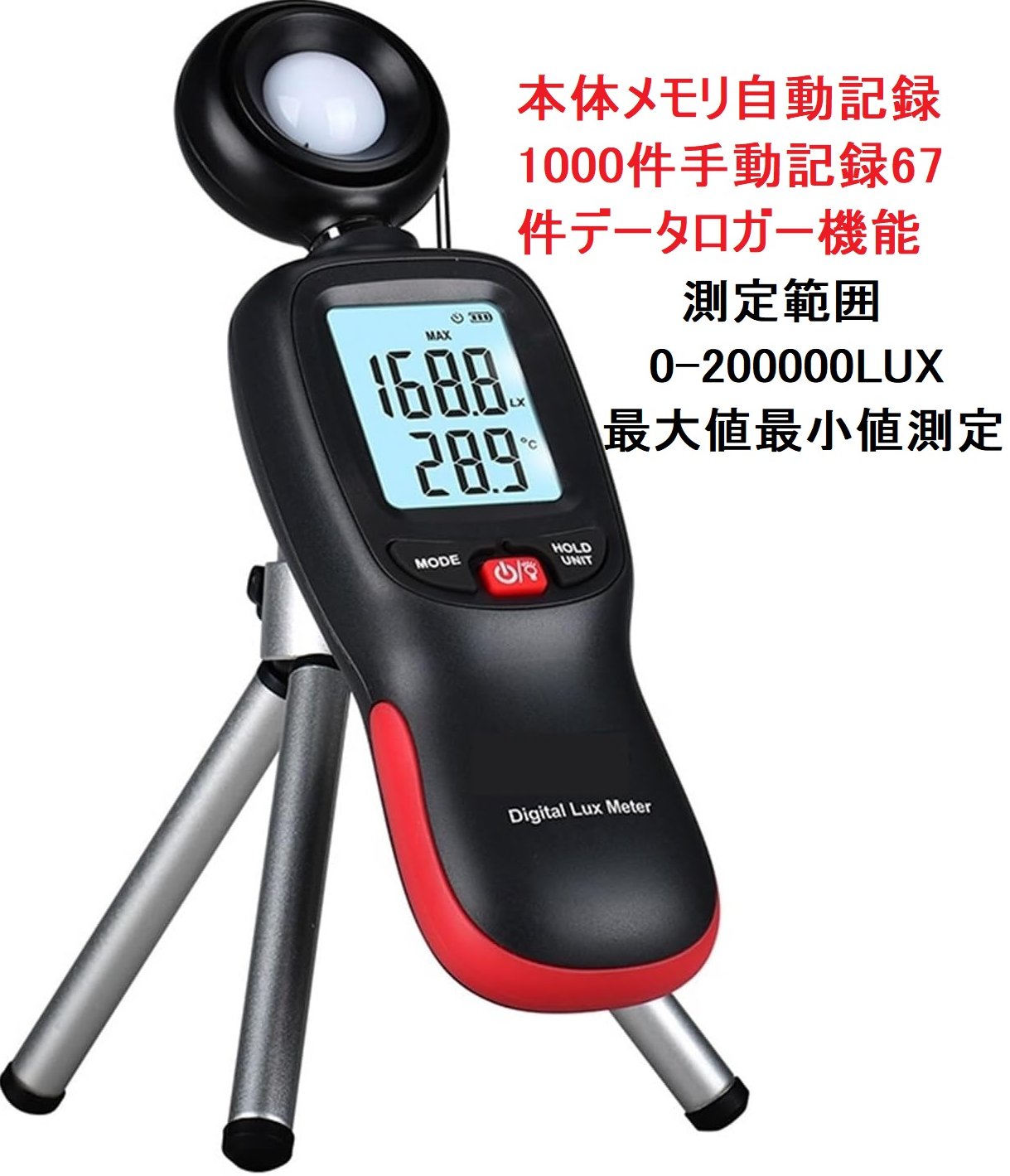 照度計 LX-1128SD LIGHT METER デジタル計測器と防犯カメラの総合メーカー 株式会社マザー