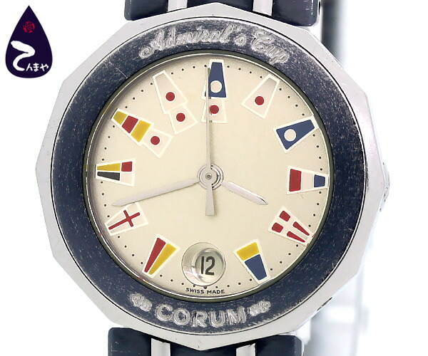CORUM】Admiral’sCup アドミラルズカップ クォーツ 腕時計 現状 CORUM】Admiral'sCup アドミラルズカップ クォーツ 腕時計 現状
