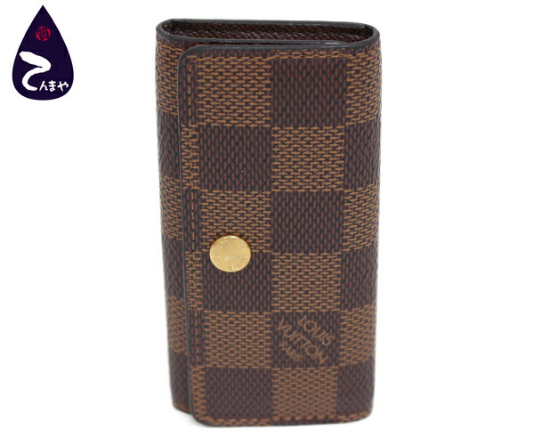 楽天市場】LOUIS VUITTON ルイ ヴィトン ダミエ ミュルティクレ4 4連