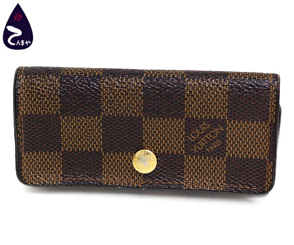 【美品】ルイヴィトン　ダミエミュルティクレ4 ラベルコレクション LOUIS VUITTON ルイ・ヴィトン ダミエ ミュルティクレ4 ラベル