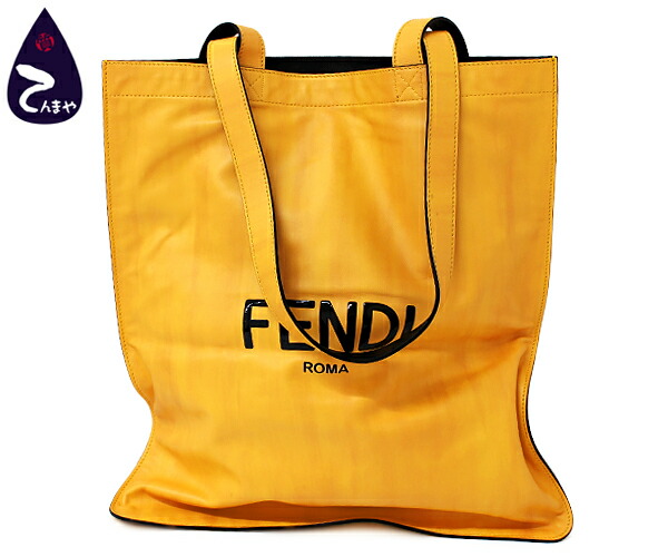 FENDI モンスター バグズアイ ナイロン×レザー トートバッグ FENDIモンスタートートバッグ