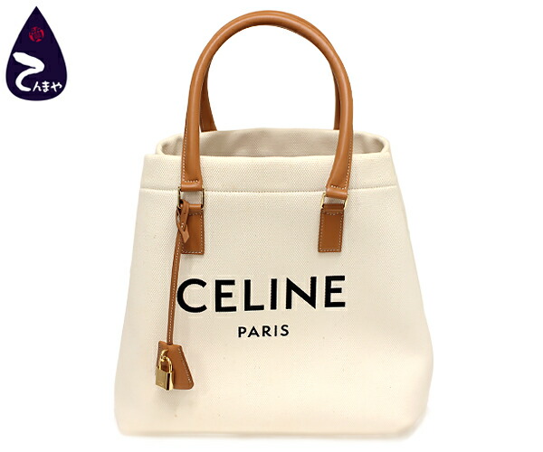 楽天市場】セリーヌ ホリゾンタルカバス・ロゴ キャンバス トート