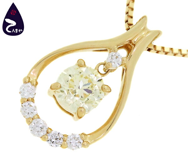 楽天市場】ジュエリーツツミ 0.572ct ダイヤモンドネックレス