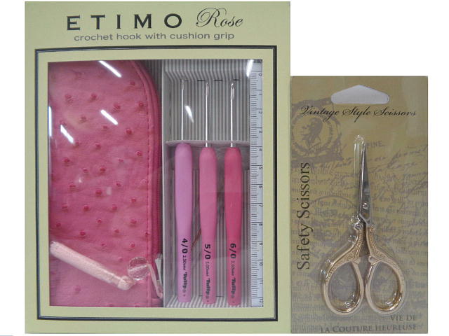 楽天市場】ETIMO red(エティモレッド)クッッション付きかぎ針セット ...