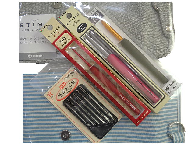 楽天市場】ETIMO red(エティモレッド)クッッション付きかぎ針セット ...