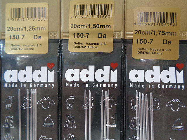 Addi 極細両先5本組針150-7 道具・キット