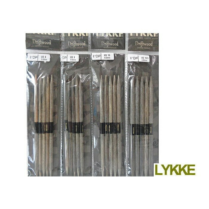 LYKKE 15cm×両先5本組針（6号−8号）【ネコポス便対応品】 毛糸・手芸の店 テライ