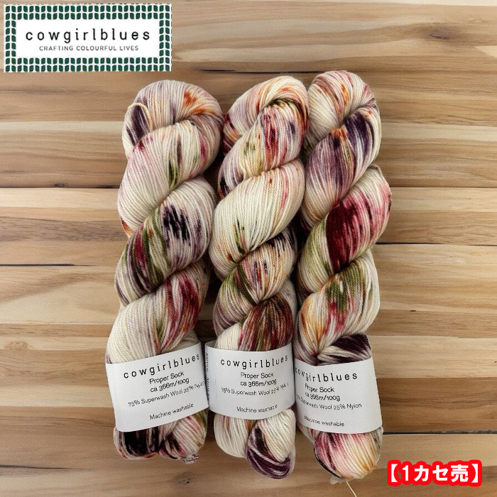 Cowgirlblues（カウガールブルース）PROPER SOCK マルチ BETTE MIDLER【ベット・ミドラー】(4本撚り)１カセ