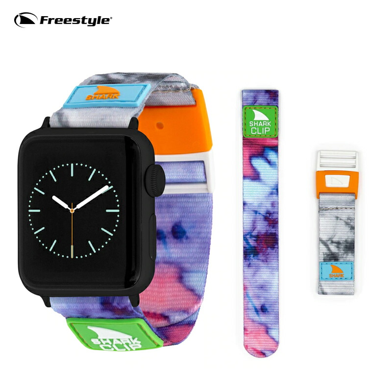【楽天市場】FreeStyle APPLE WATCH CLIP STRAP TIE DYE MAGENTA/BLUE｜フリースタイル