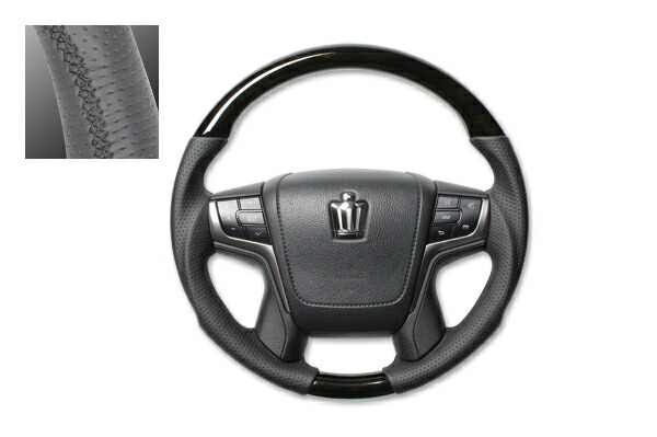 REAL レアル ステアリング56ブラウンウッド(旧60ブラウンウッド) [プレミアムシリーズ] ★ U60-BRW-BK 汎用ステアリング | REAL