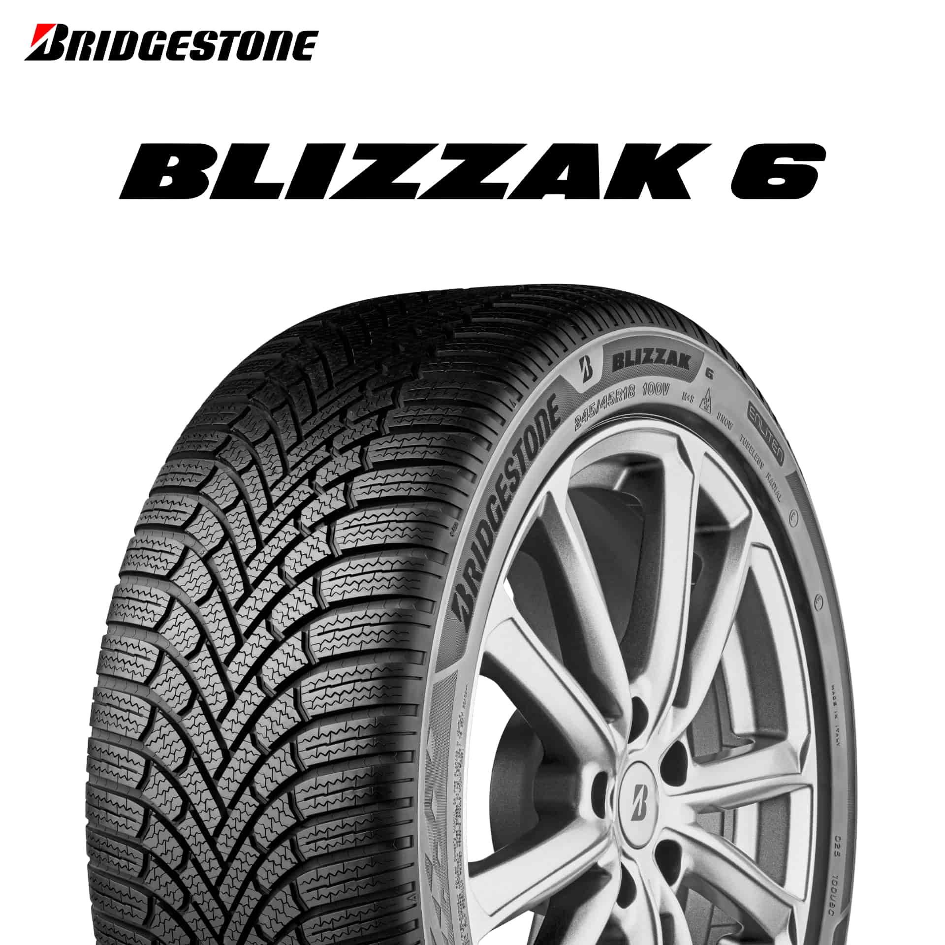 [39shop対象] 25年製 235/50R18 101V XL ブリヂストン BLIZZAK 6 ENLITEN （ブリザック6 エンライトン） 18インチ ウィンタータイヤ 新品
