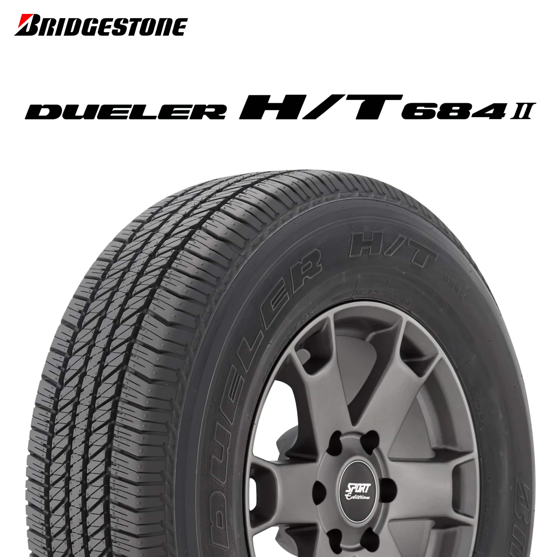 [39shop対象] 25年製 265/60R18 110H ブリヂストン DUELER H/T 684 II （デューラーHT684 2） 18インチ サマータイヤ 新品