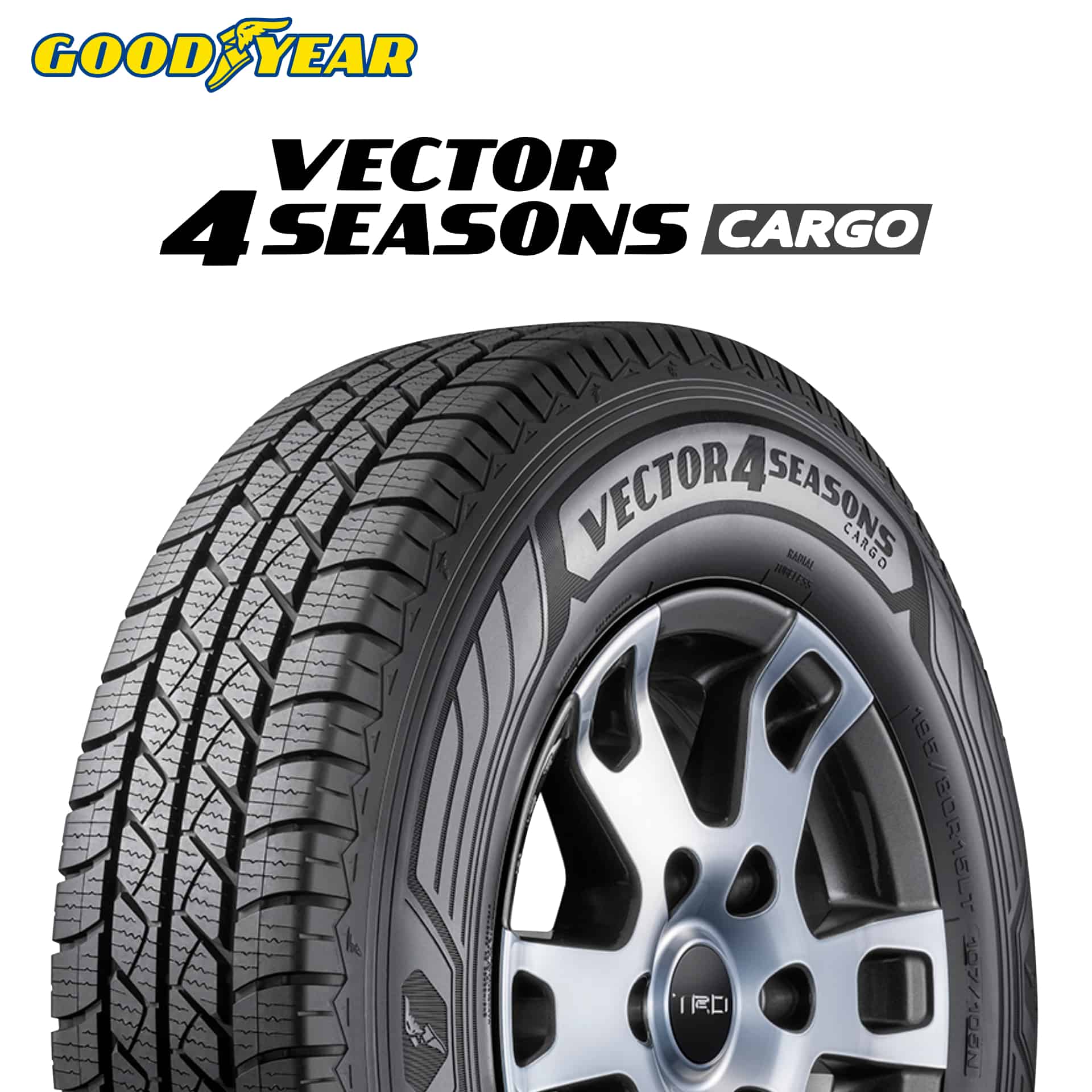 [39shop対象] 24年製 225/55R17 109/107H MO-V グッドイヤー Vector 4Seasons CARGO （ベクター フォーシーズンズ カーゴ） メルセデスベンツ承認タイヤ 17インチ オールシーズンタイヤ 新品