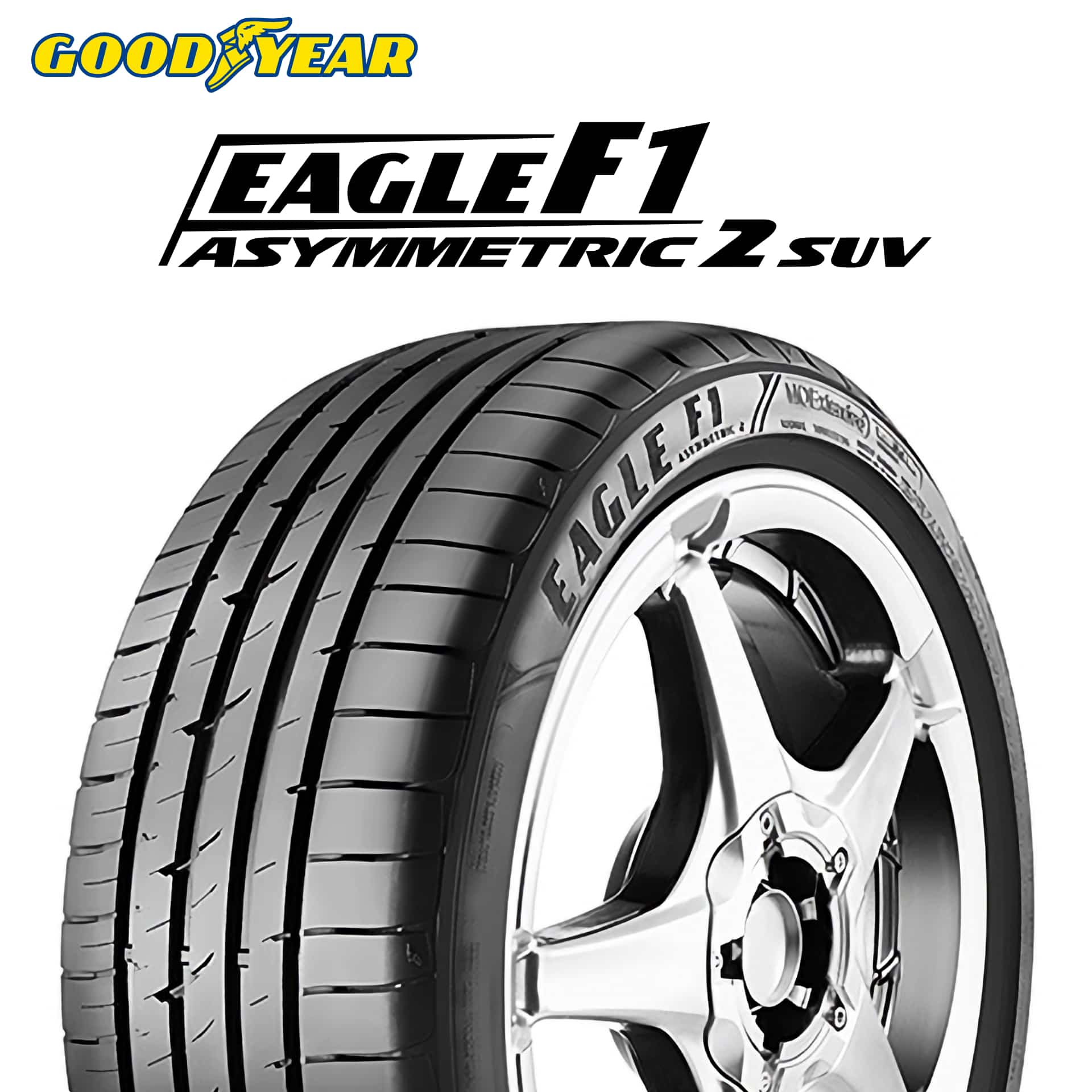 61_予約商品 8月中旬入荷予定 285/45R20 112Y XL AO グッドイヤー EAGLE F1 ASYMMETRIC 2 SUV （イーグルF1 アシメトリック2 SUV） アウディ承認タイヤ 20インチ サマータイヤ 新品｜tirewheel 店