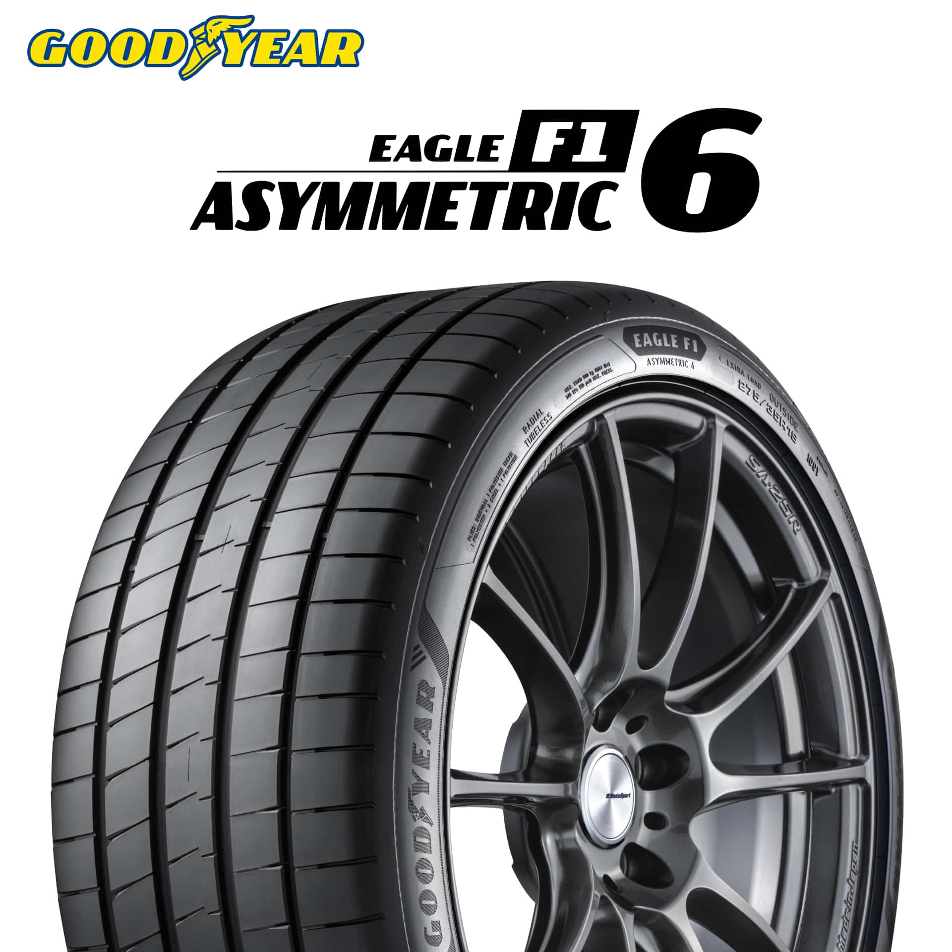 マラソンpointup 26年製 225/35R19 88Y XL グッドイヤー EAGLE F1 ASYMMETRIC 6 (イーグルF1 アシメトリック6) 19インチ サマータイヤ 新品|tirewheel 店