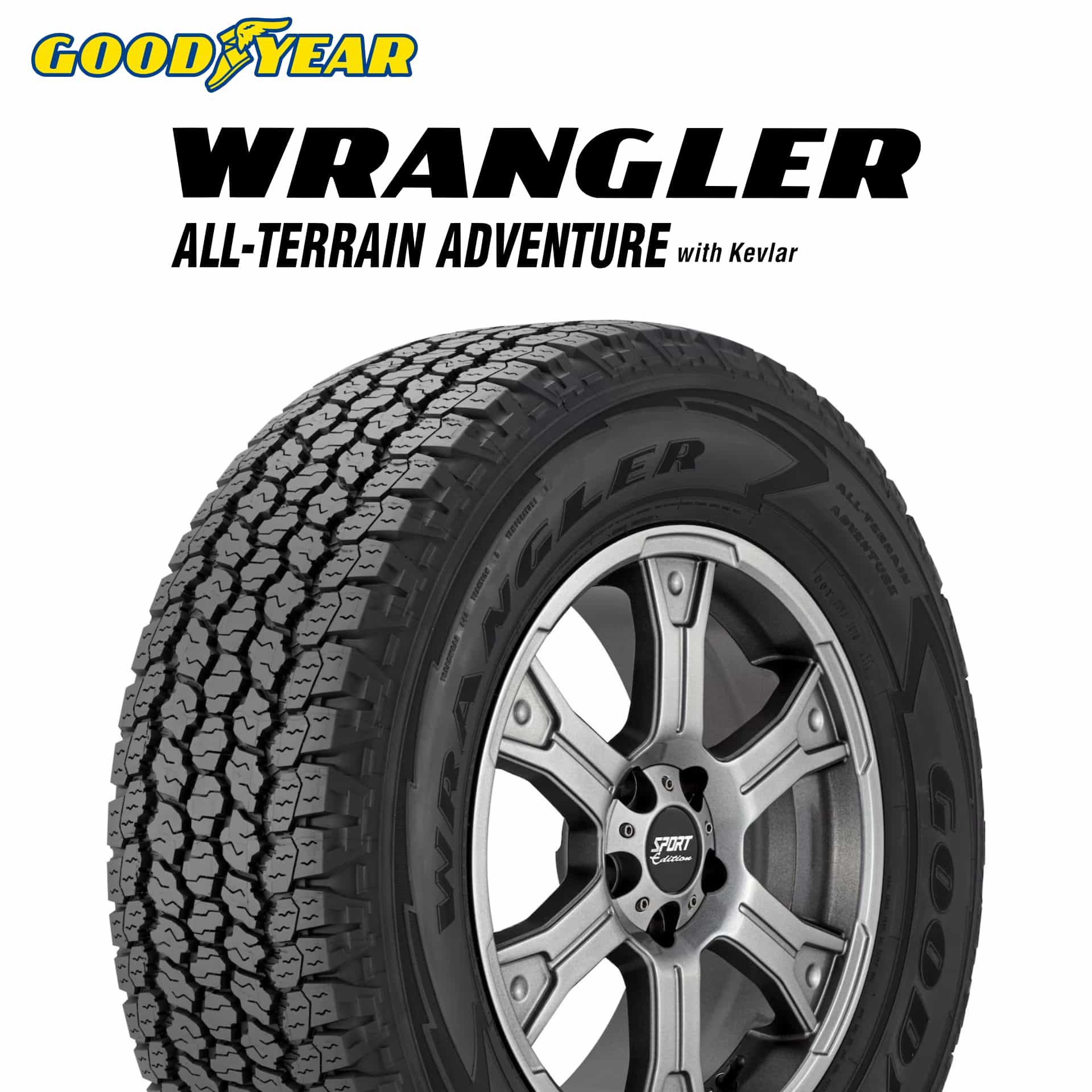 グッドイヤーWRANGLER 245/65R17 2016年4本 Goodyear Wrangler All-Season 245/65R17 Tire - Walmart.com