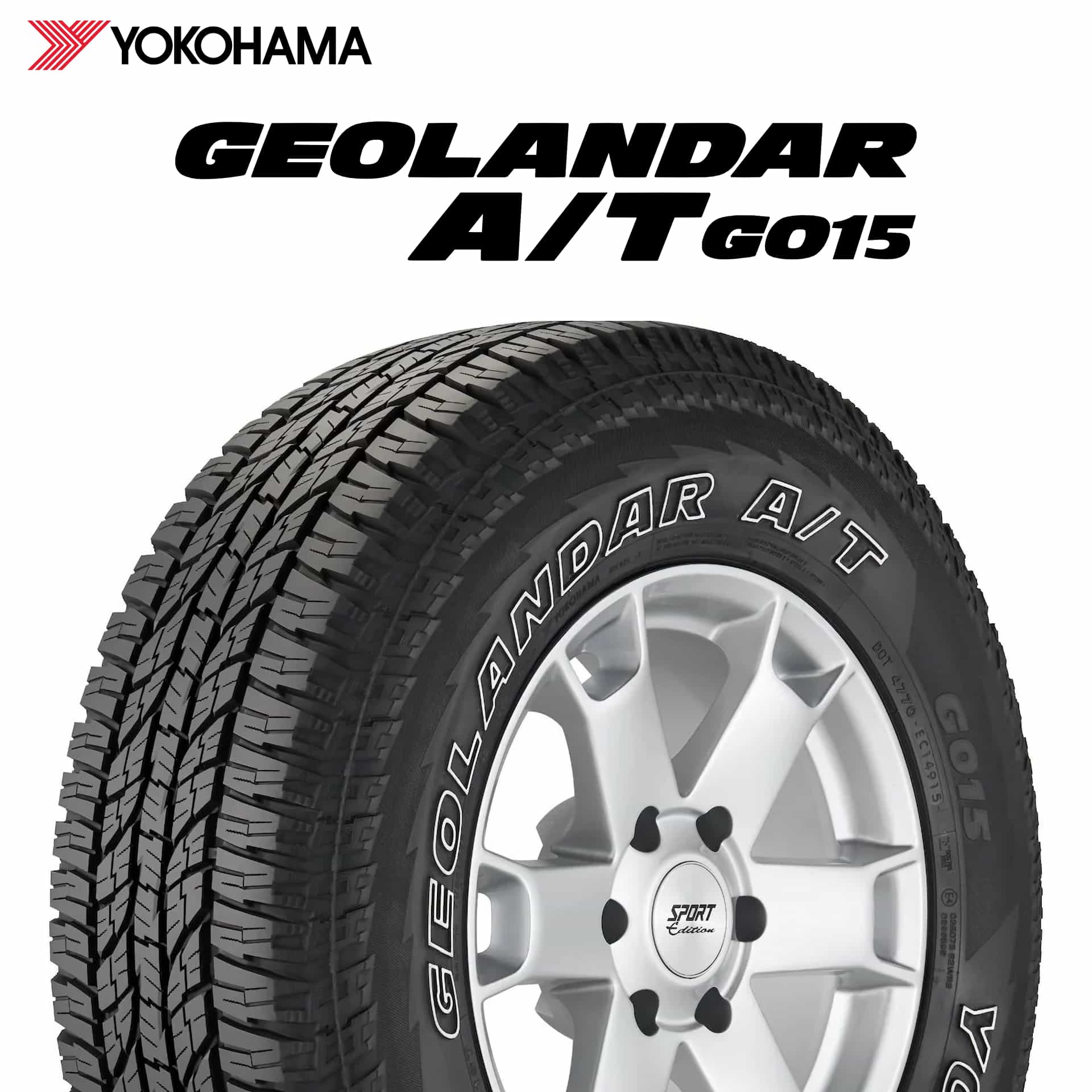 [15日point3倍] 25年製 265/65R17 110T ヨコハマタイヤ GEOLANDAR A/T G015 OWL （ジオランダーAT G015 アウトラインホワイトレター） 17インチ サマータイヤ 新品